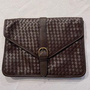 Forever 21 Large Brown Envelope Clutch. Excellent condition!
